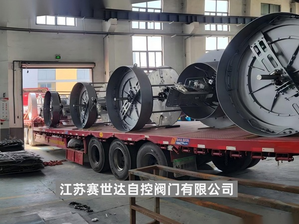 DN1400口徑SAF21氣封式平推閥整裝待發(fā)！